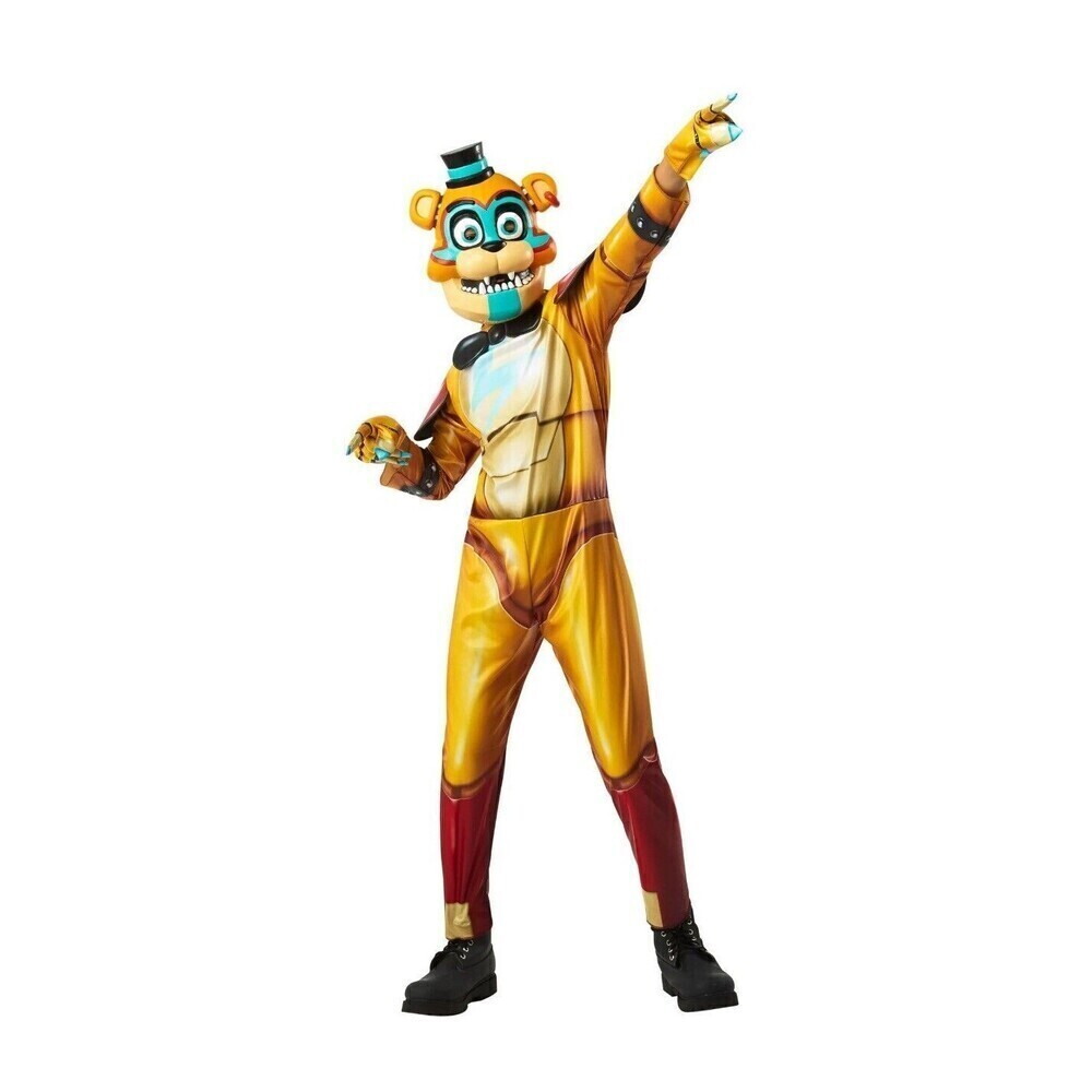 Five Nights Freddys GlamRock Freddy Jumpsuit (No Mask) Boys Medium Costume